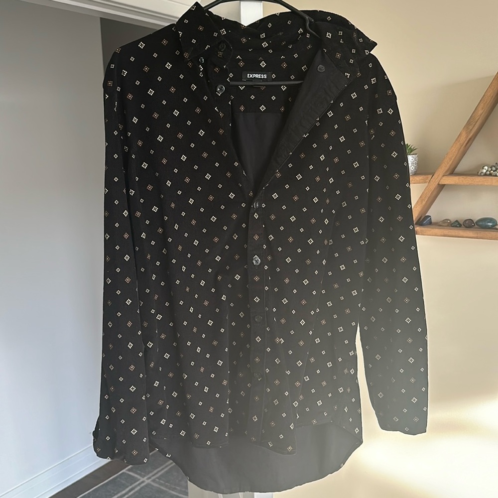 Men’s corduroy dress shirt